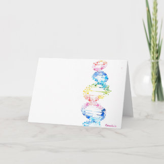 DNA, the spyral of life Card