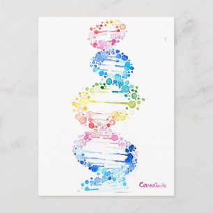 DNA, the spyral of life Postcard