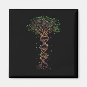 Dna Tree Genetic Funny Earth Day Plant A Tree Life Magnet