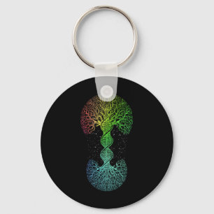 Dna Tree Of Life Science Of Genetics Earth Day Gen Keychain