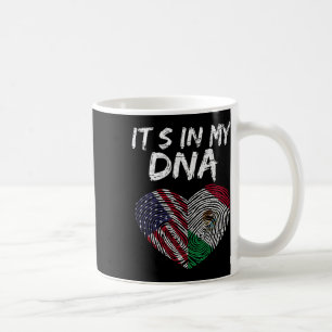 Dna Usa Flag American Mexican Flag Mexico  Coffee Mug
