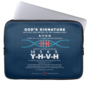 DNA-YHVH Code Laptop Sleeve