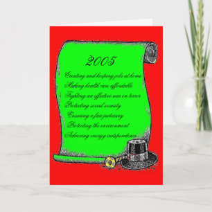 DNC Platform Holiday Wishes Card