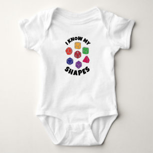 DnD Baby I Know My Shapes Bodysuit