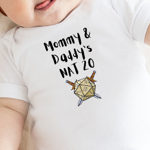 DnD Baby - Mommy & Daddy's Nat 20 Bodysuit
