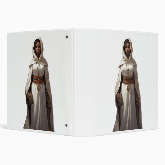 DnD Female Cleric Binder (Background)
