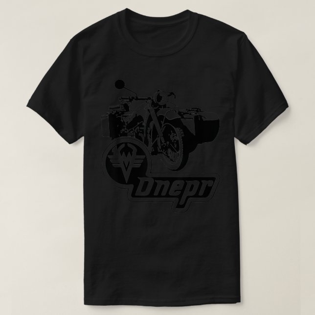 Dnepr motorcycle offroad motorcyclist  T-Shirt (Design Front)