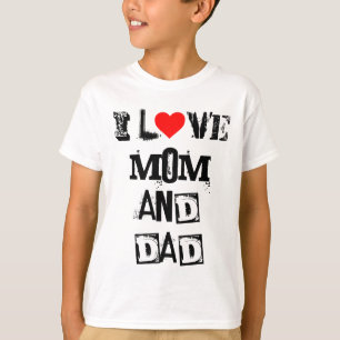 DNF I Love Mom and Dad KIDS T-Shirt