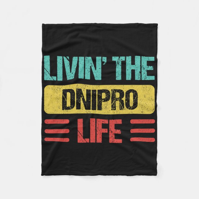 Dnipro Ukraine 2  Fleece Blanket (Front)