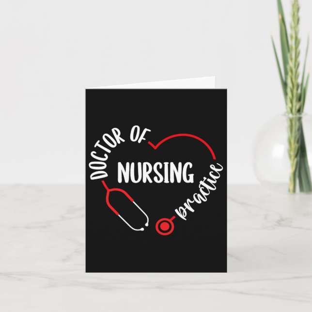 Dnp Appreciation Dnp Stethoscope Dnp Nurse Essenti Card (Front)