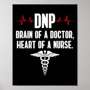 Dnp Doctor Of Nursing Practice Brain Rn Nurse Da1  Poster