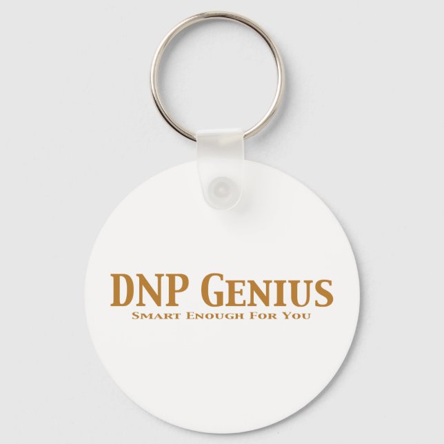 DNP Genius Gifts Keychain (Front)