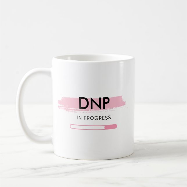 DNP In Progress – Personalized Coffee Mug (Left)