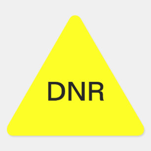 DNR Medical Chart Label