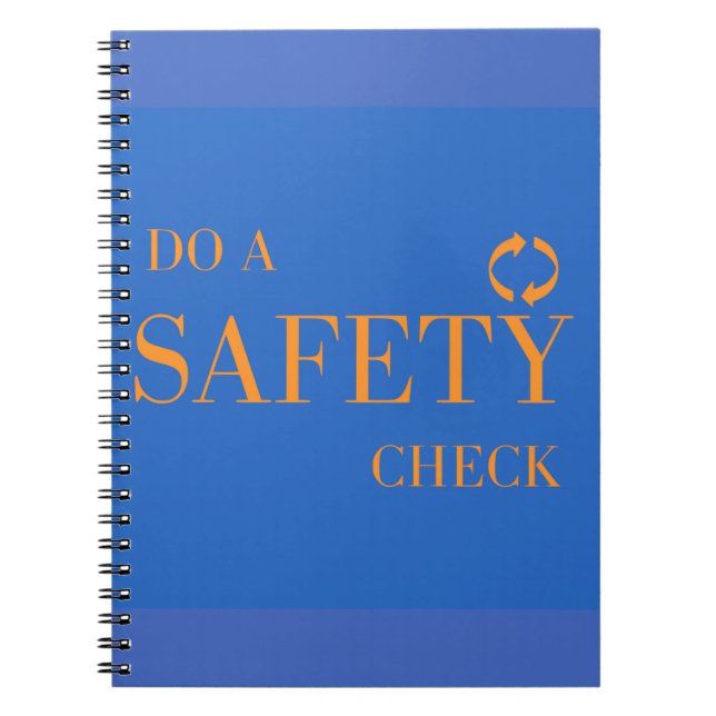 Do A Safety Check Notebook (Front)
