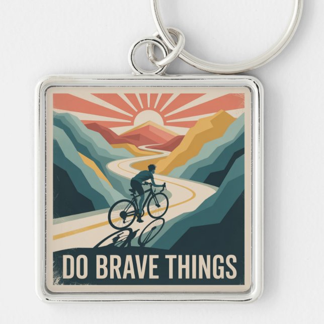 Do Brave Things Keychain (Front)