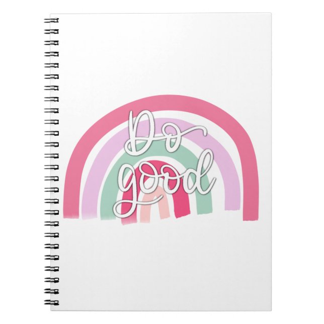 Do Good Rainbow Notebook (Front)