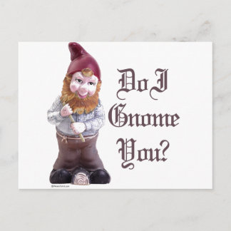 Do I Gnome you Postcard