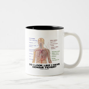 Do I Look Like I Have Dengue Fever? (Anatomy) Two-Tone Coffee Mug