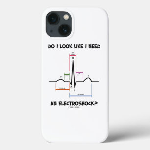 Do I Look Like I Need An Electroshock? EKG ECG iPhone 13 Case