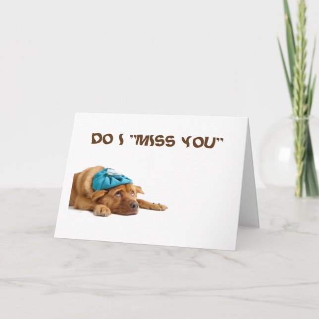 **DO I MISS "YOU" CARD (Front)