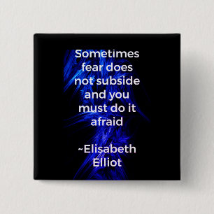 Do It Afraid 2 Inch Square Button