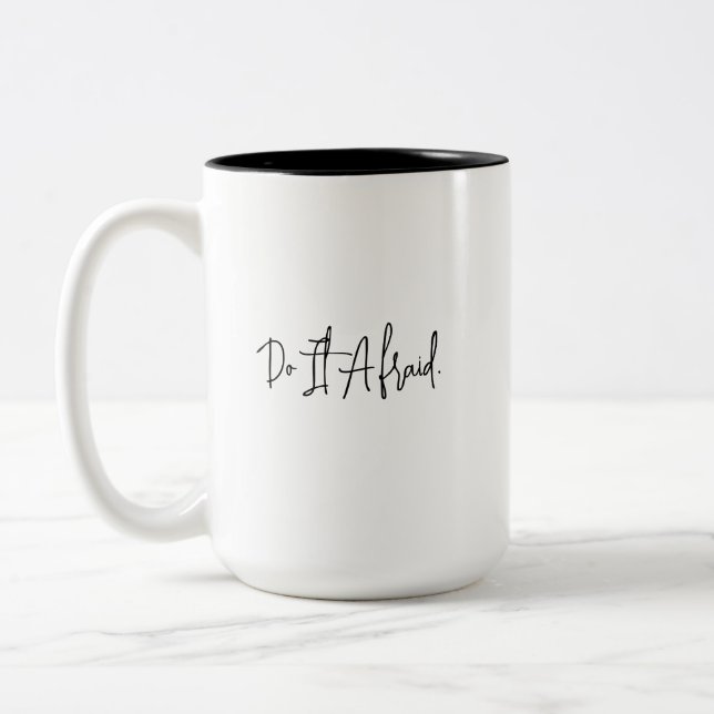Do it afraid Inspirational Mug Set (6 of 10) (Left)