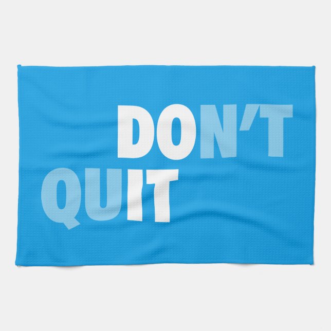 DO IT (DON'T QUIT) - Motivational Kitchen Towel (Horizontal)