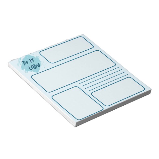Do It Lady Notepad (Angled)