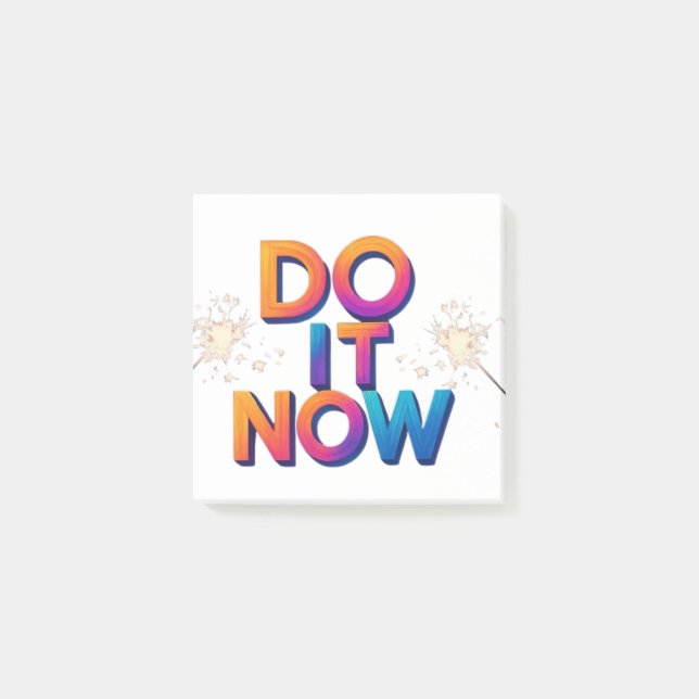 Do It Now Motivational Post-it Notes – Action Remi (Front)