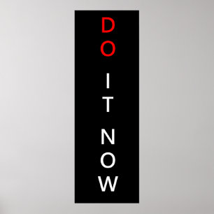 Do it now poster