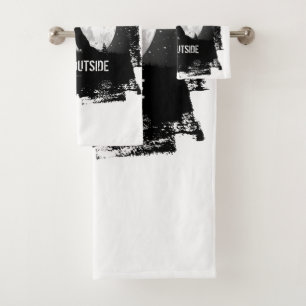 Do It Outside (hockey) Bath Towel Set