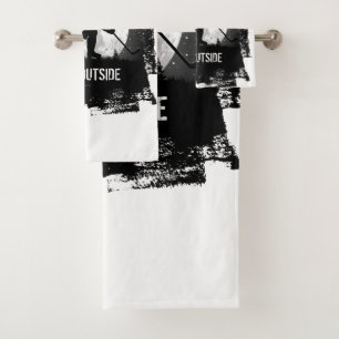 Do It Outside (hockey) Bath Towel Set