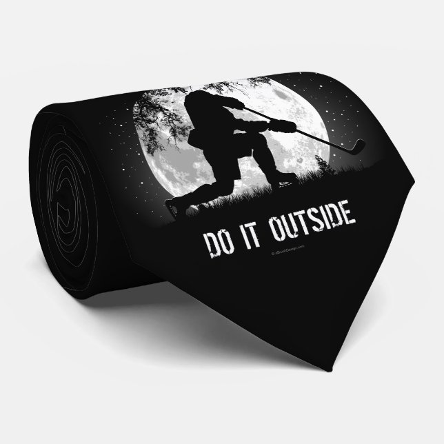 Do It Outside (Hockey) Tie (Rolled)