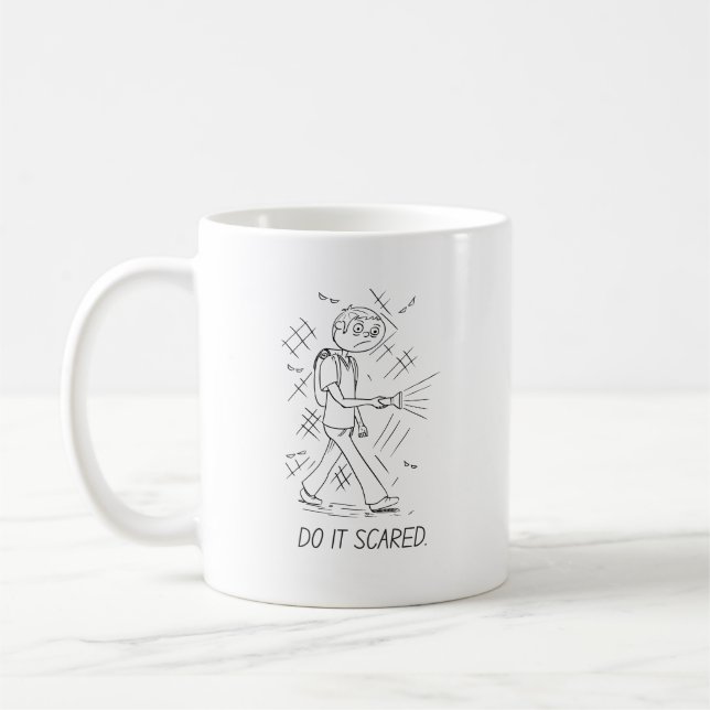 Do It Scared Courage Mug (Left)