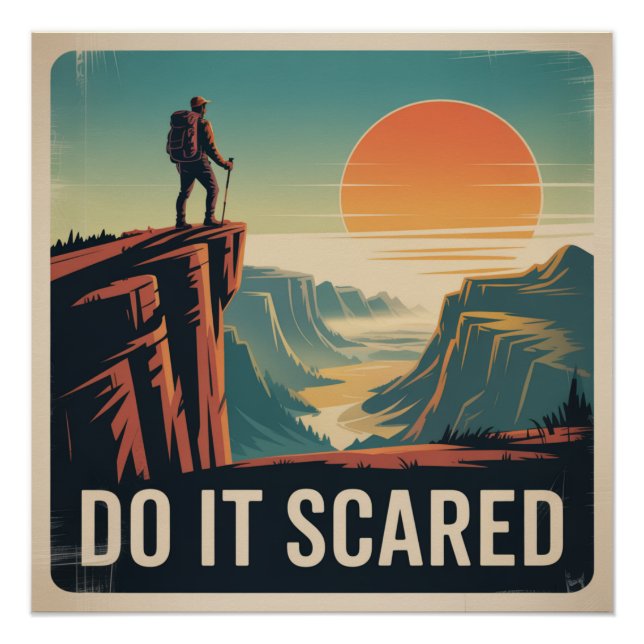 Do It Scared Poster (Front)