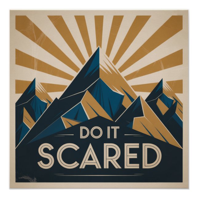 Do It Scared Poster (Front)