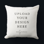 Do It Yourself 20" Throw Pillow<br><div class="desc">Customize your design in Templett. After you are done editing, download your file in a JPG format (don't forget to turn on the bleed option). Upload your design here by clicking on the blue "Personalize" button.</div>