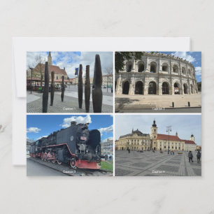 do-it-yourself 4 photos avec légendes Carte postal