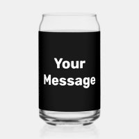 Do It Yourself Black and White Text Template