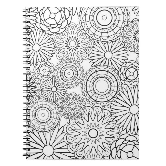 Do it Yourself Colouring Page Notebook (Front)