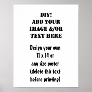 do-it-yourself Concevez votre propre affiche