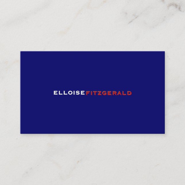 DO-IT-YOURSELF couleurs+polices bleu carte de visi (Devant)