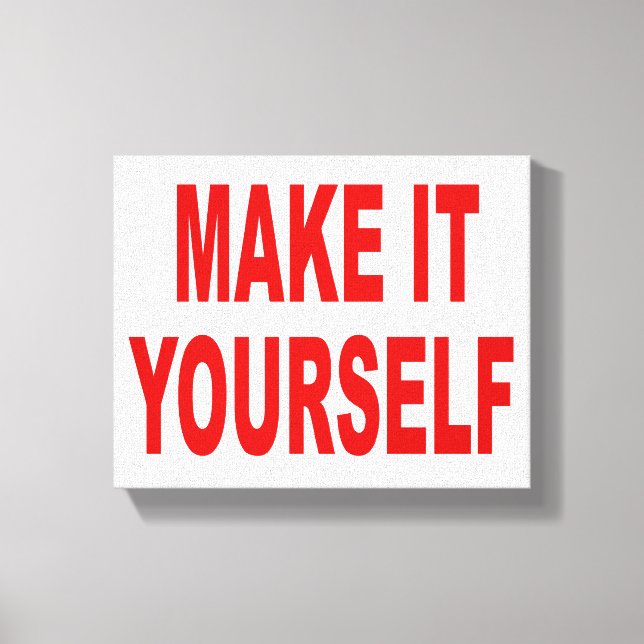 do-it-yourself Créez votre propre oeuvre de toile  (Recto)