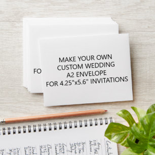 do-it-yourself Enveloppe Mariage A2 personnalisée