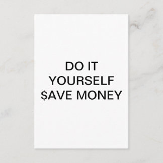 DO IT YOURSELF ~ Invitation / RSVP 3.5 x5