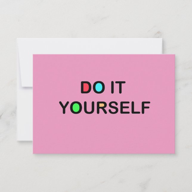 do-it-yourself - Invitations / Carré RSVP 3,5 pouc (Devant)