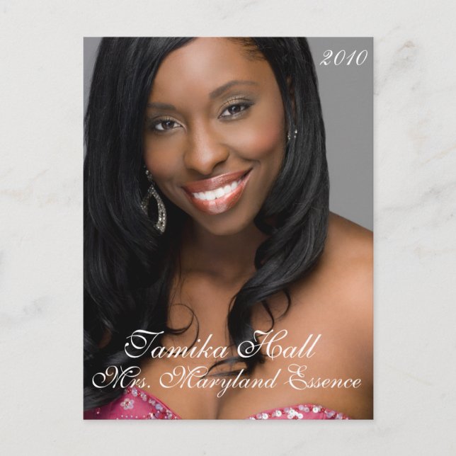 Do-It-Yourself Pageant Headshot | Autograph Card (Front)