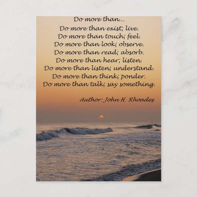 Do More Than... Postcard (Front)