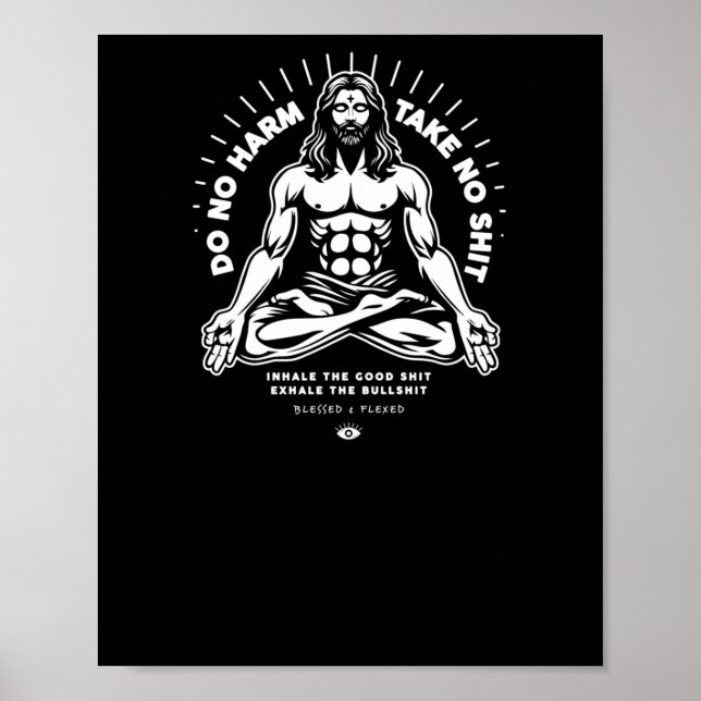 Do No Harm Sticker  Poster (Front)